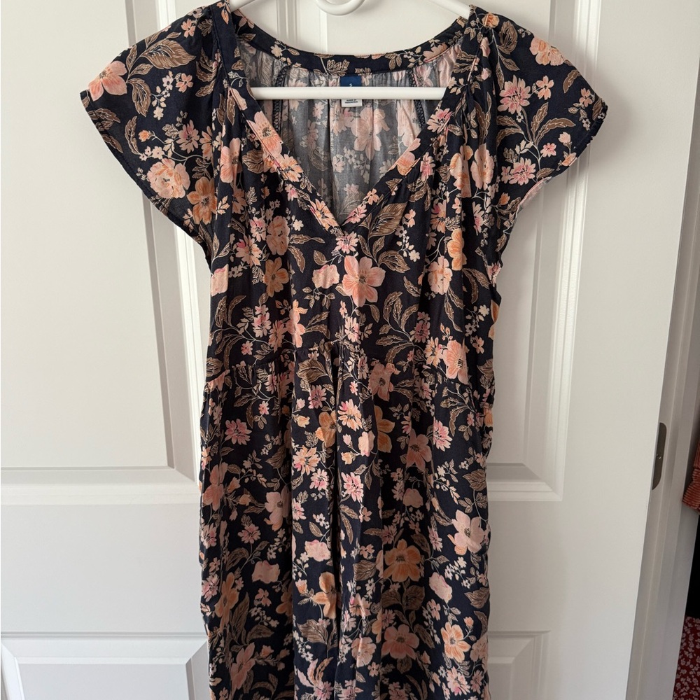 Floral V-Neck Dress